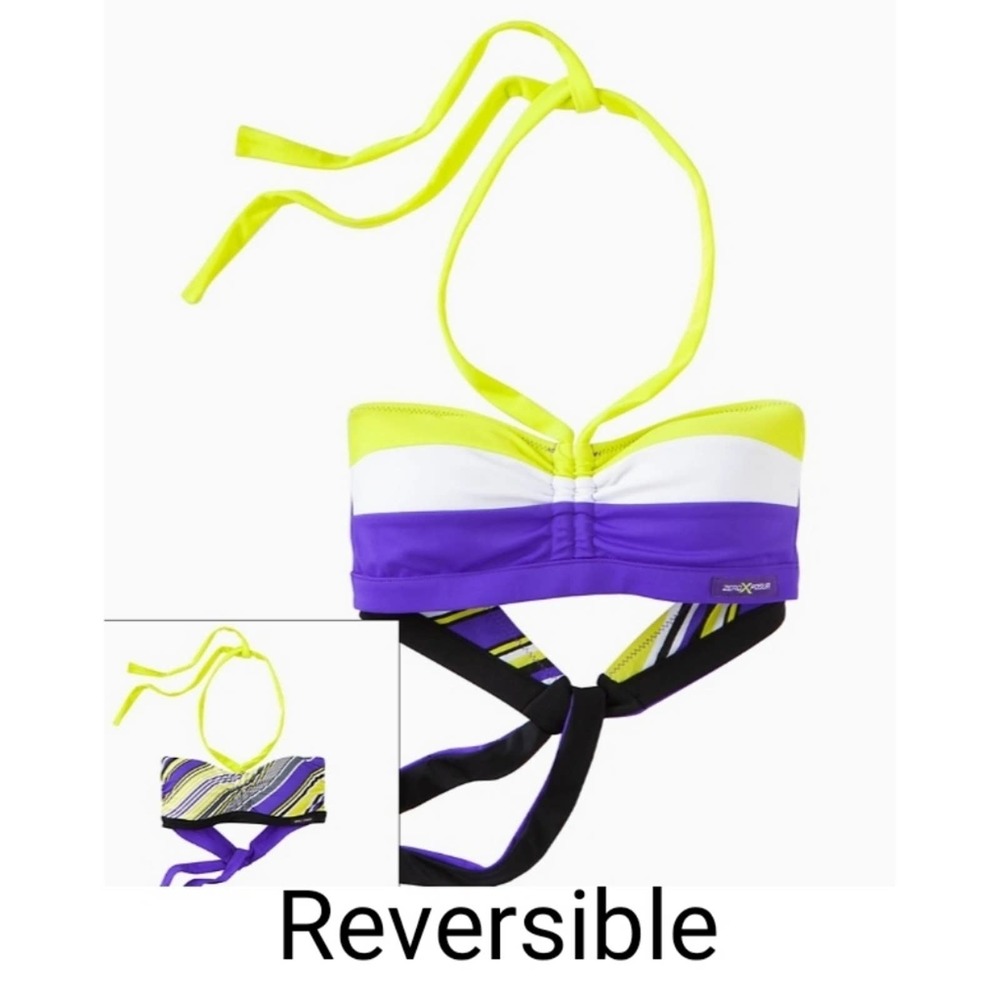 ZeroXposur Reversible Bandeau Bikini Top 14